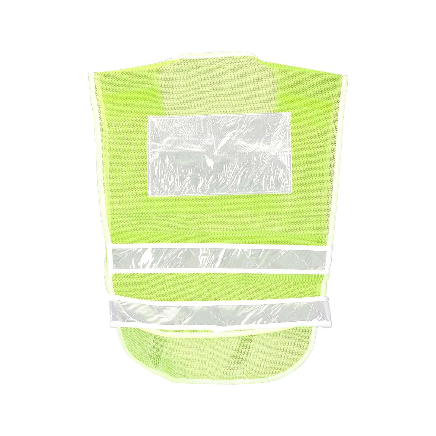 Vert fluorescent réfléchissant vest avec fishing net appearance