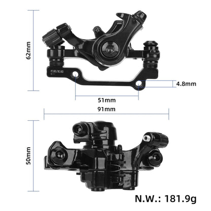 F180/R160mm rear frein à disque pour kukirin C1 PRO