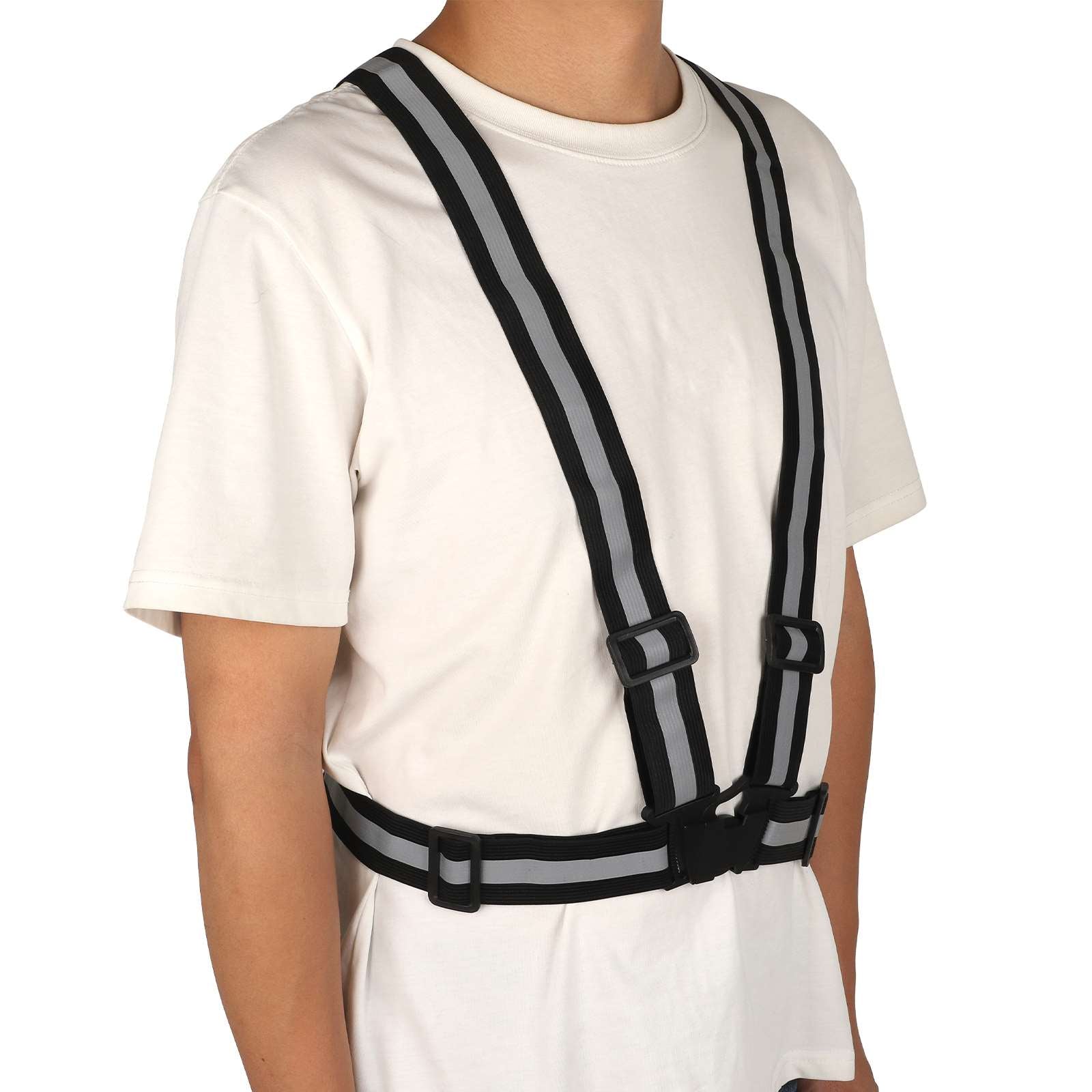 Noir réfléchissant vests