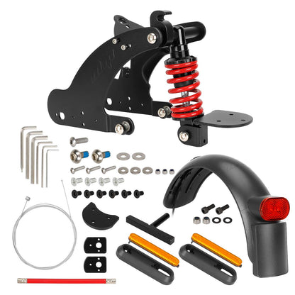 Noir et rouge suspension arrière pour Xiaomi Electric trottinette 4 Pro