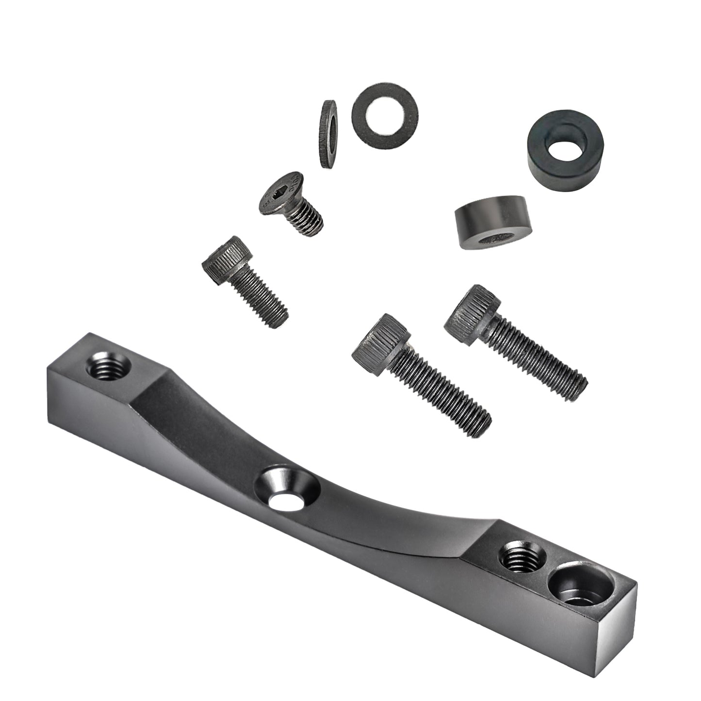 Noir Xtech Adapter avec 4 Holes et vis
