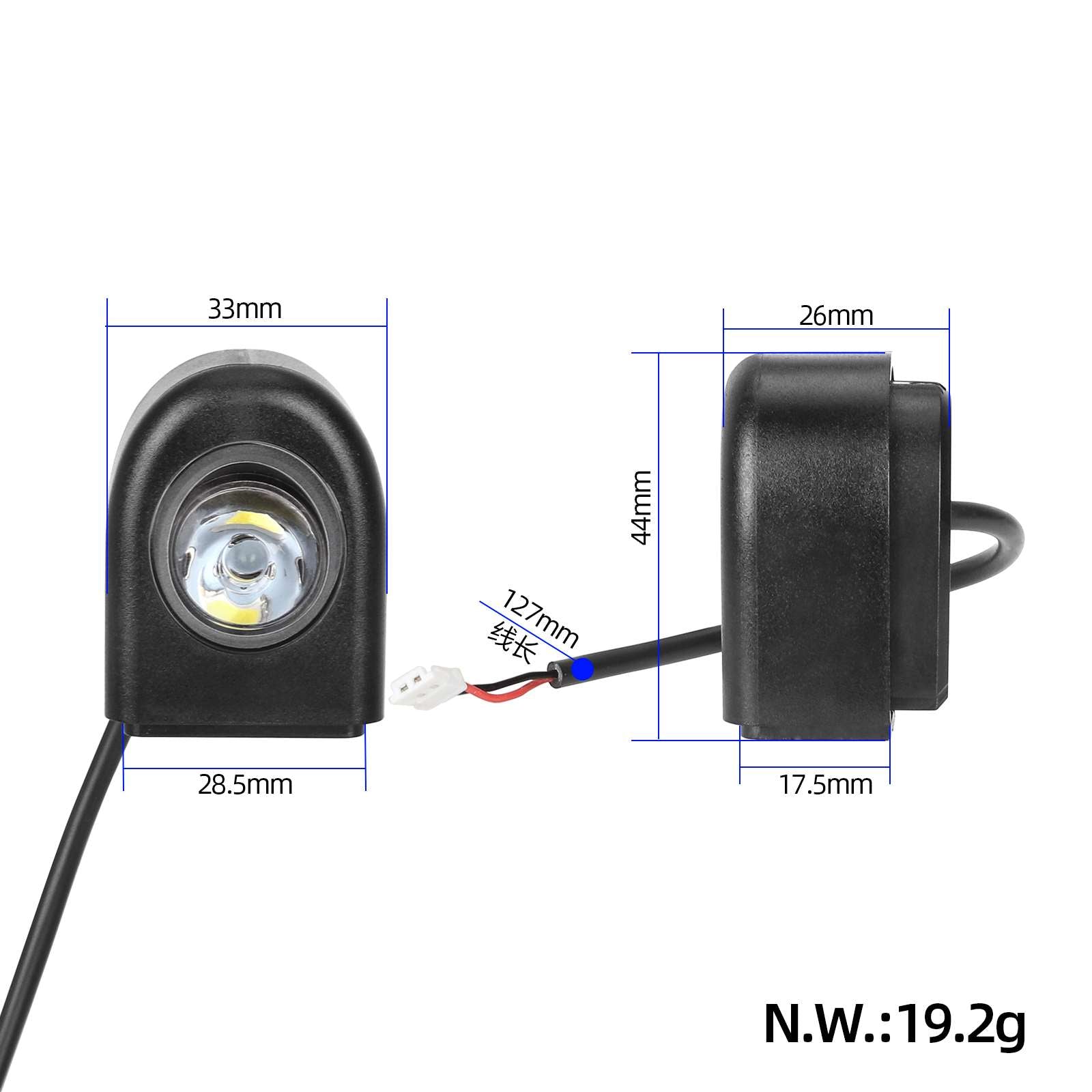 Feu avant pour compatible Xiaomi trottinettes