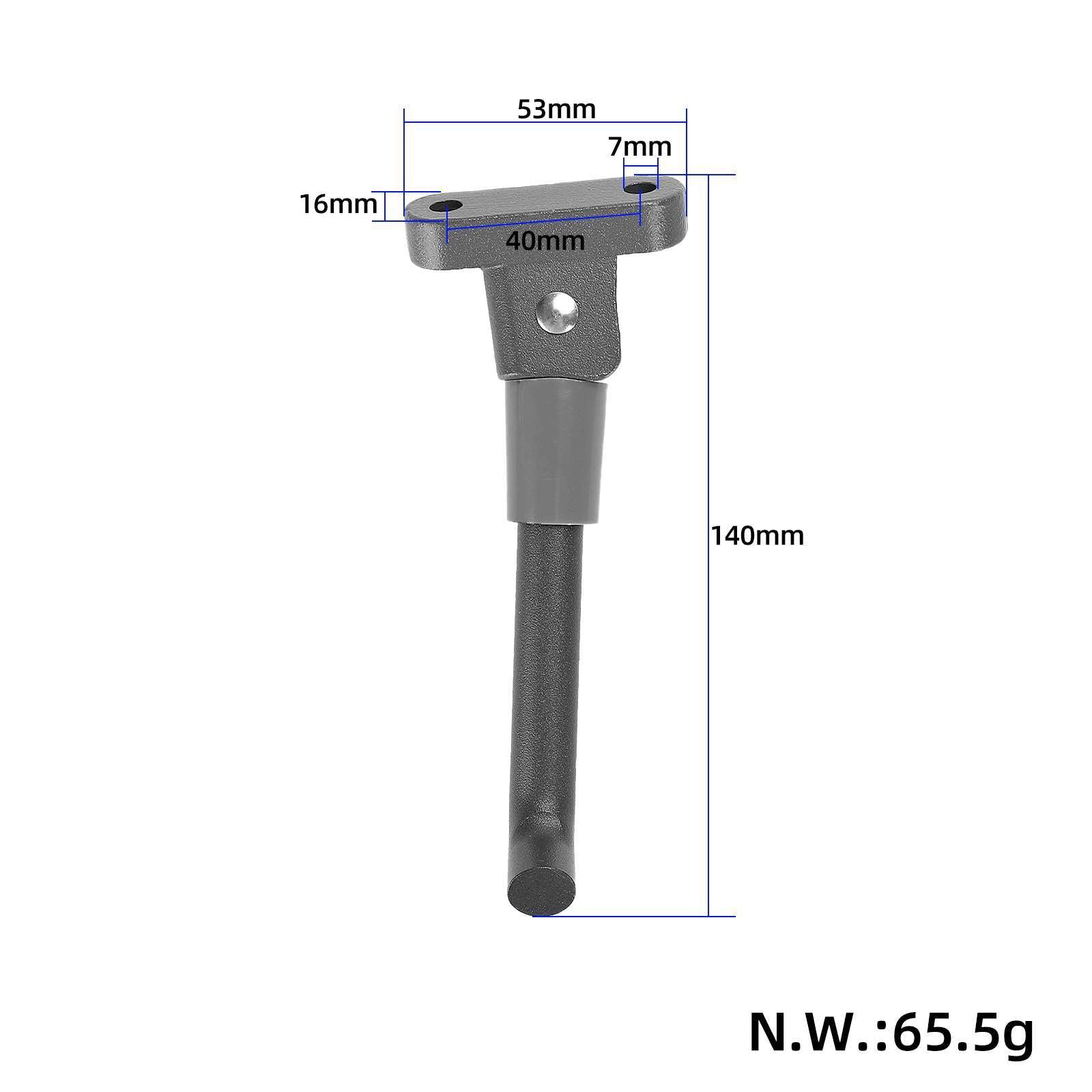 Noir béquille avec 2 vis pour Xiaomi M365/Pro/Pro2/1S/Essential Lite Kukirin G2 PRO DB