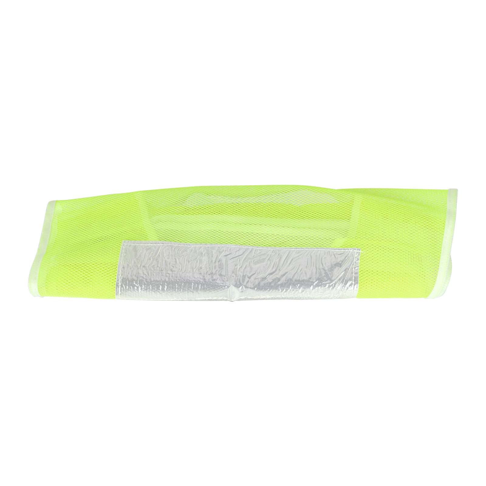 Vert fluorescent réfléchissant vest avec fishing net appearance