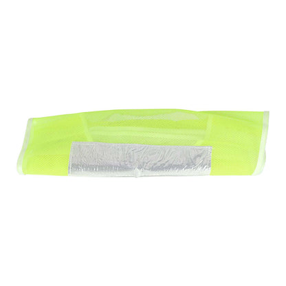 Vert fluorescent réfléchissant vest avec fishing net appearance