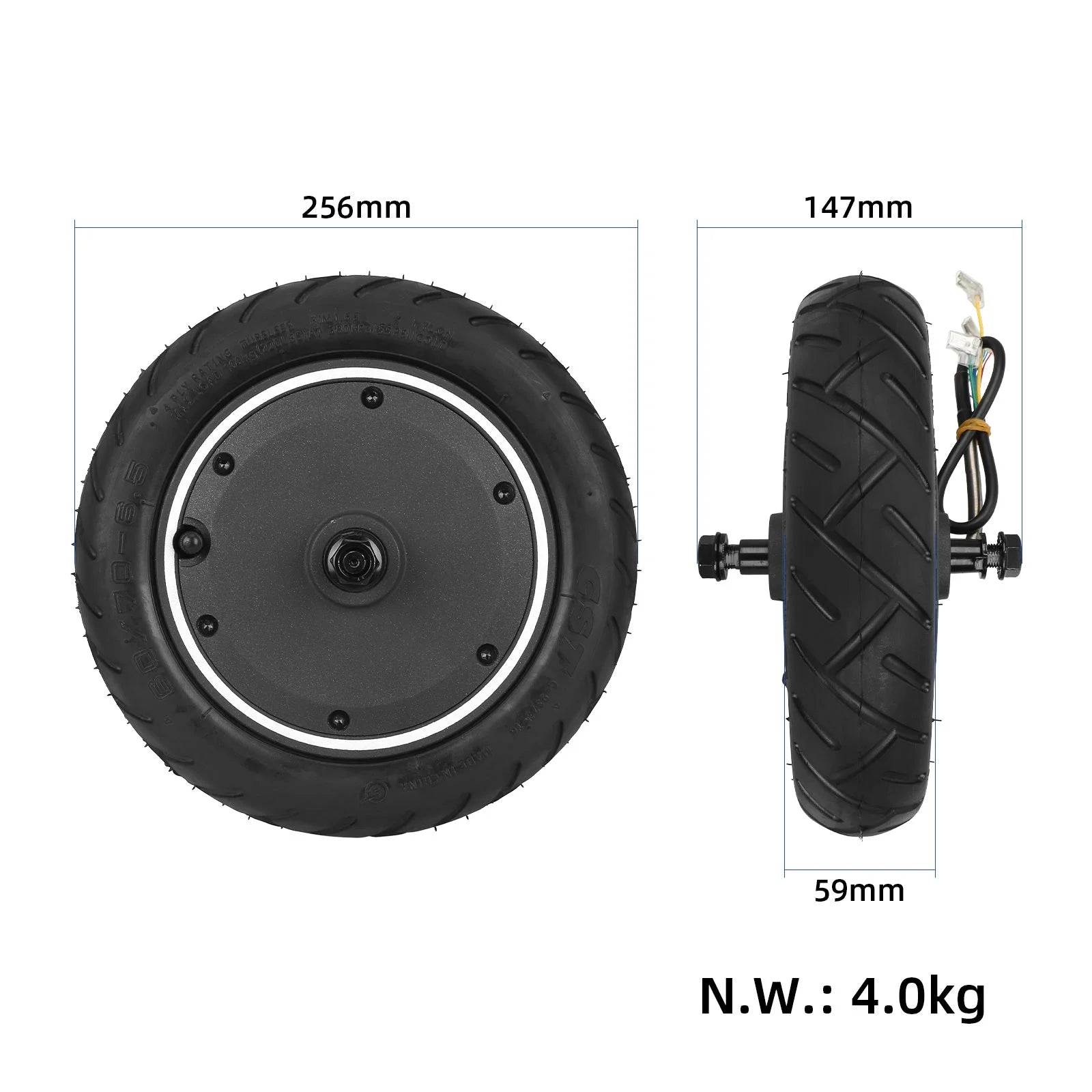 Xiaomi 5 Pro motor avec CST 60/70-6.5 vacuum pneu