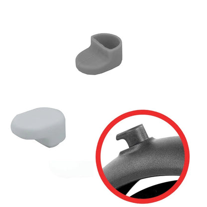 Gris manchon en silicone pour crochet of M365 trottinette's garde-boue arrière