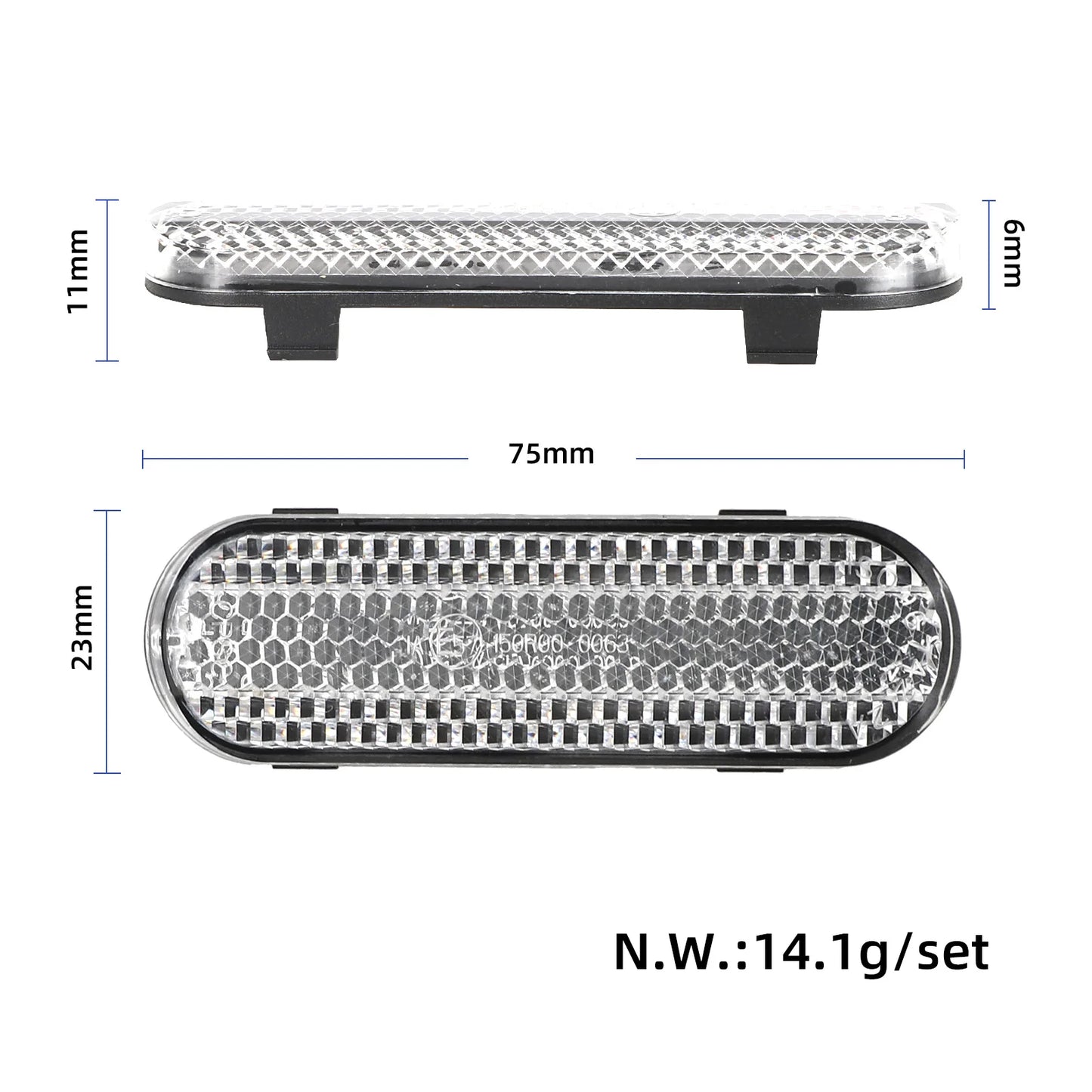 Xiaomi 5 Plus front argent réfléchissant blocks 2 pieces