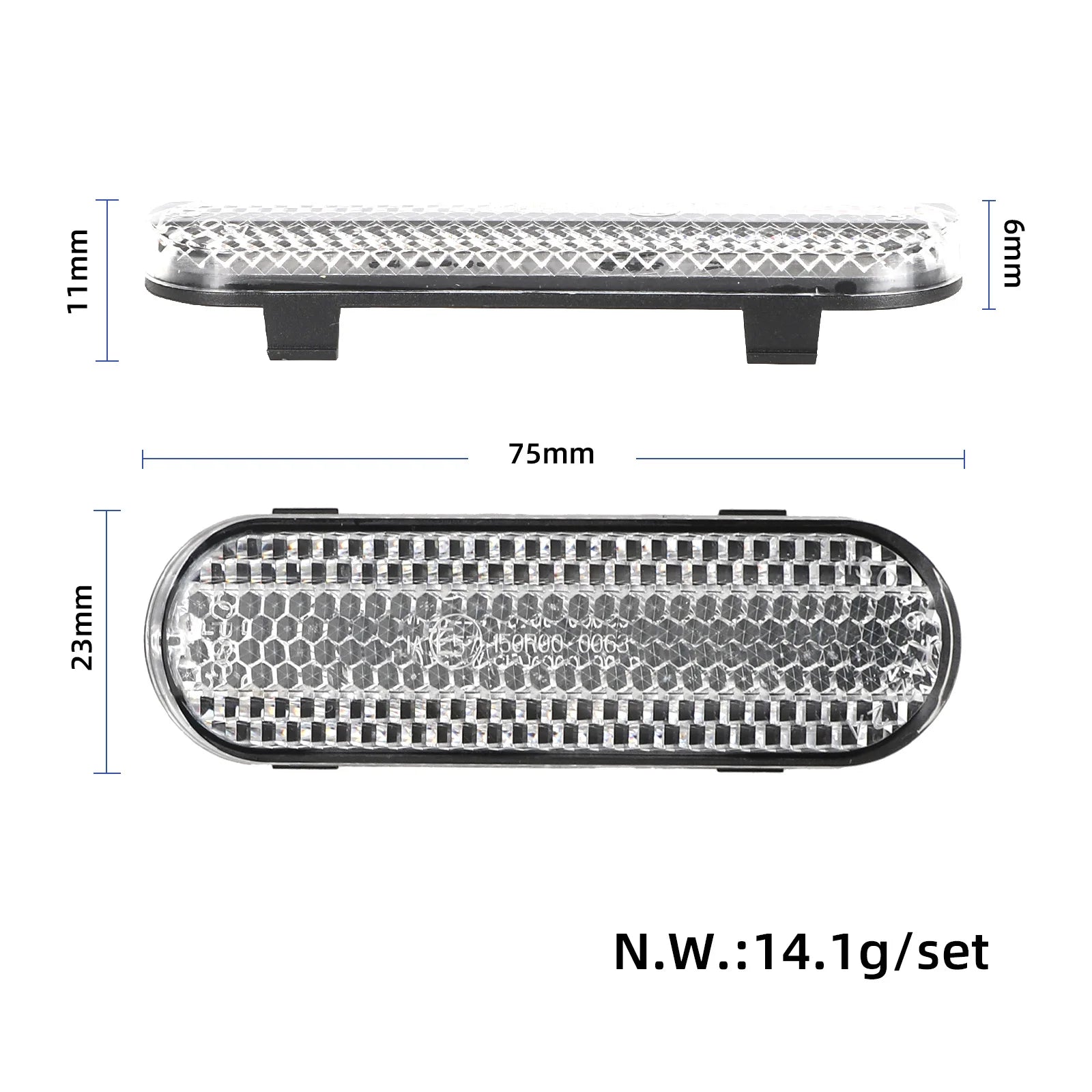 Xiaomi 5 Plus front argent réfléchissant blocks 2 pieces