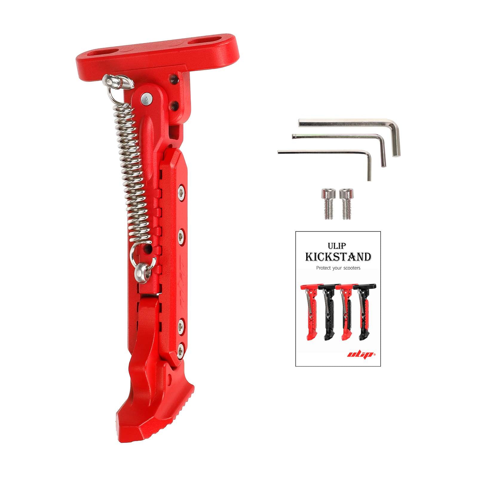V2 rouge adjustable béquille pour Xiaomi trottinettes