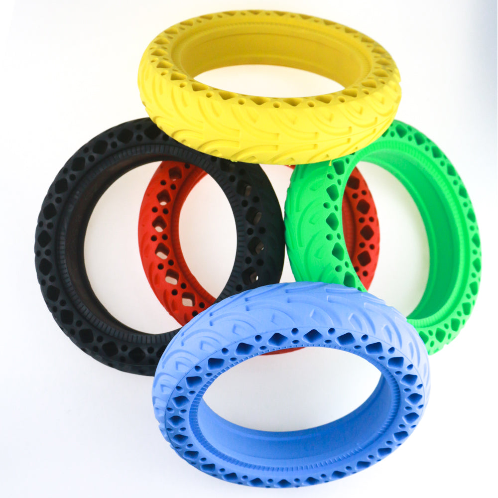 8 1/2*2 Rubber pneu plein(rouge)