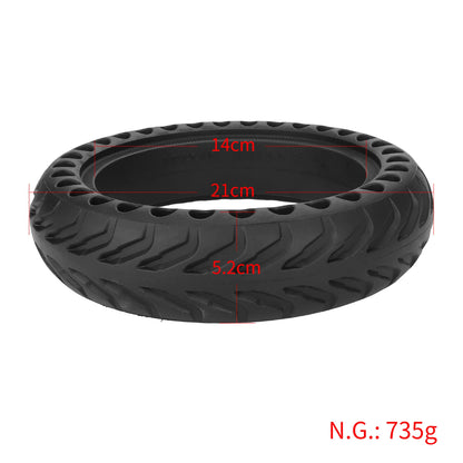 8.5 inch noir nid d’abeille pneu