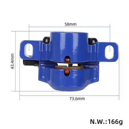Bleu étrier/brake pour NIU Electric trottinette