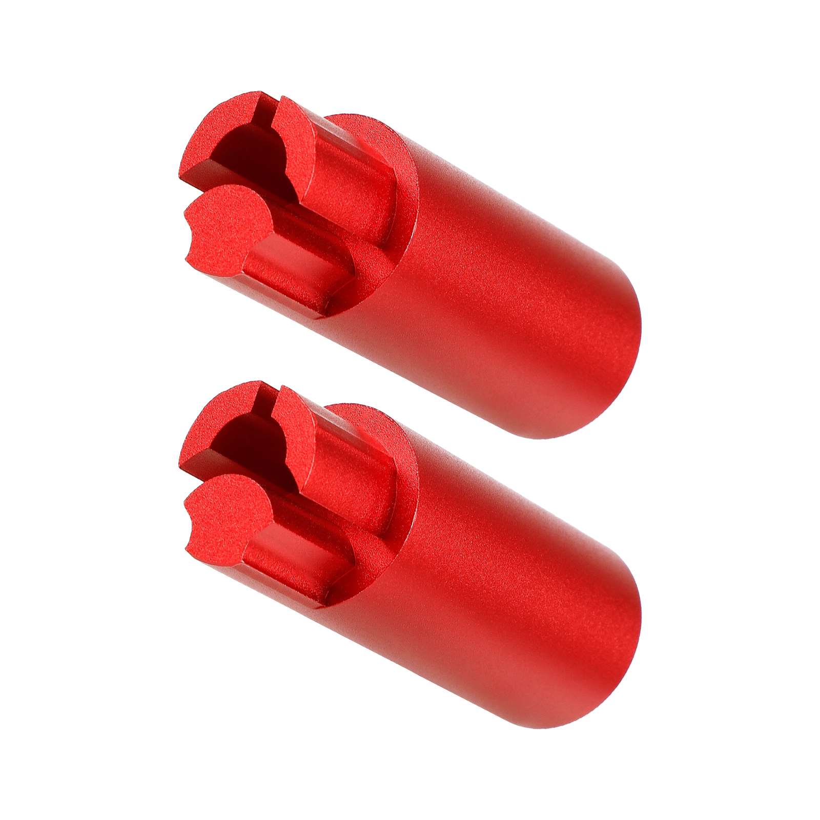 Rouge Ulip silicone guidon extender kit sans light pour xiaomi et Ninebot ES series trottinettes