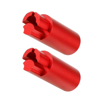 Rouge Ulip silicone guidon extender kit sans light pour xiaomi et Ninebot ES series trottinettes