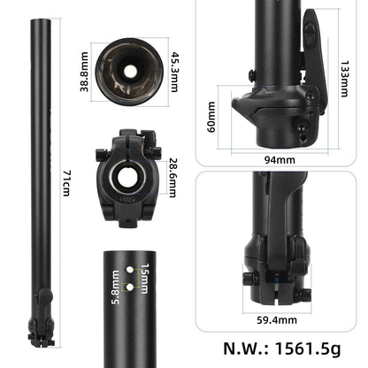 Original front pliable pole avec base pour Xiaomi 6 Lite