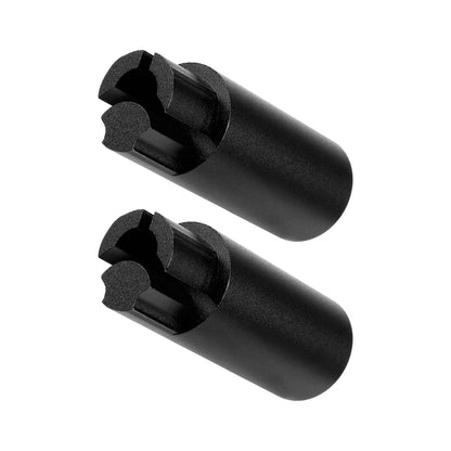 Noir Ulip silicone guidon extender kit sans light pour xiaomi et Ninebot ES series trottinettes