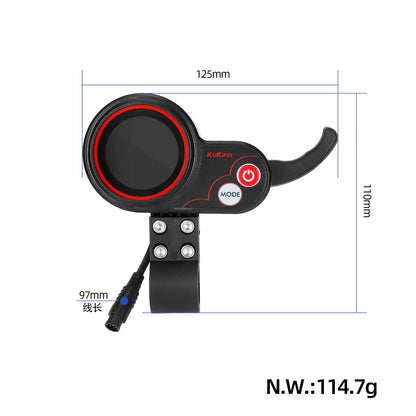 Écran+48VDC carte mère/contrôleur et câble du contrôleur de tableau de bord pour Kukirin trottinettes