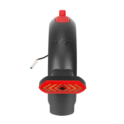 Gris-rouge Ulip Superior garde-boue arrière avec aluminium et feu clignotant pour Xiaomi trottinettes
