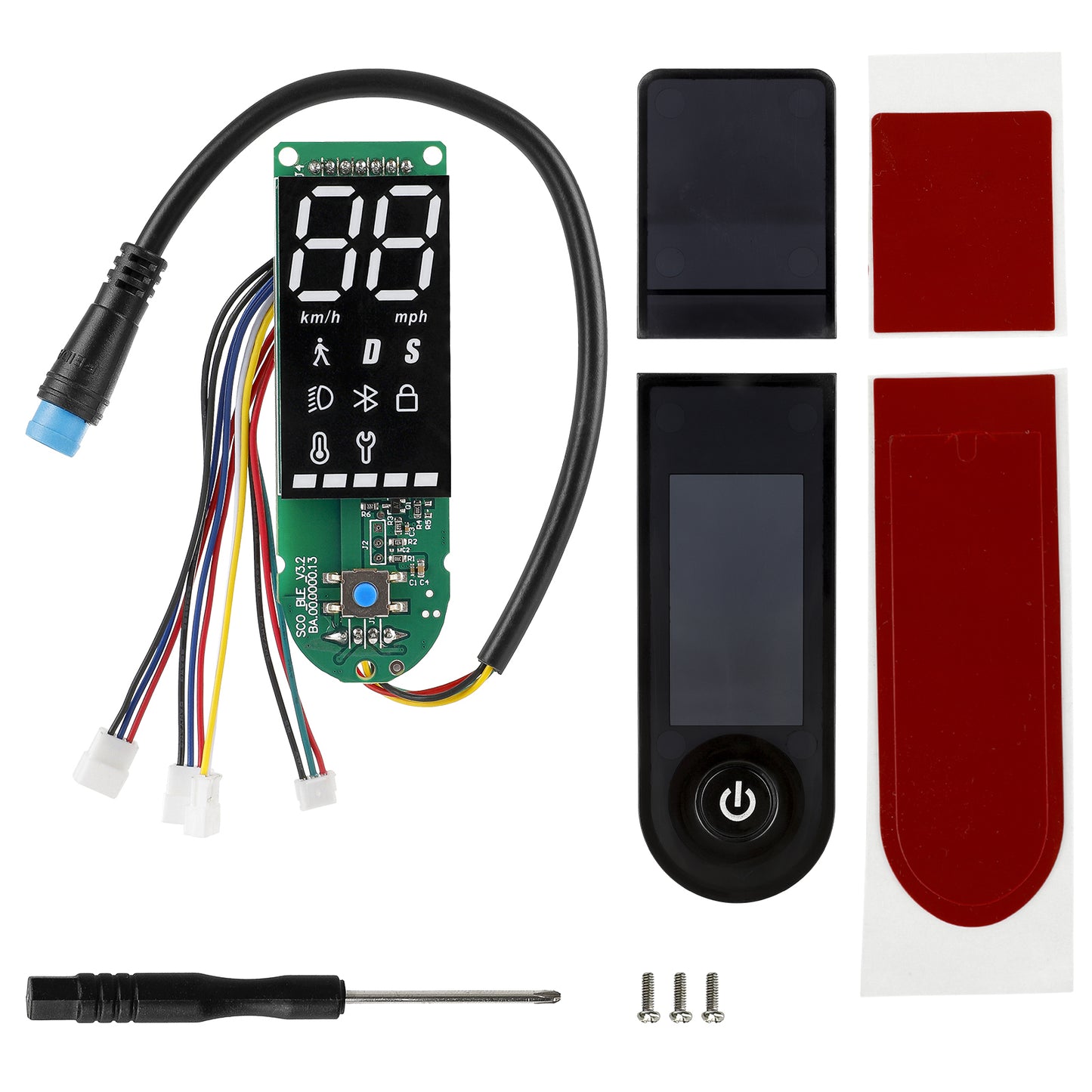 Xiaomi Kickscooter Circuit Board Set avec 4 plugs pour Pro Pro2 1S trottinettes