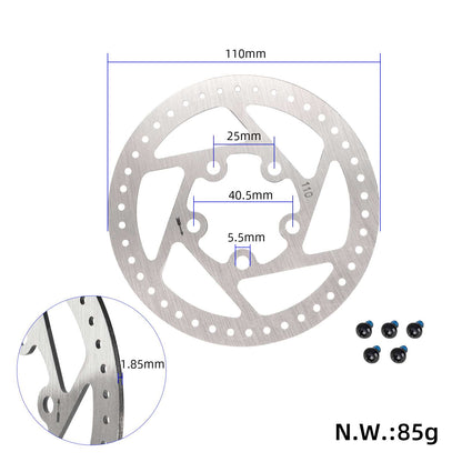 110mm 5-hole disque de frein pour M365/1S