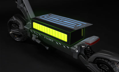 YUME HAWK 2*1200W Freins et suspensions Hydrauliques, fourni avec amortisseur de direction et divers accessoires.