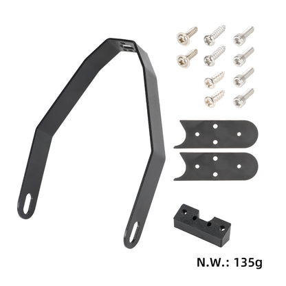 Noir metal bracket of garde-boue arrière pour toutes les xiaomi trottinettes
