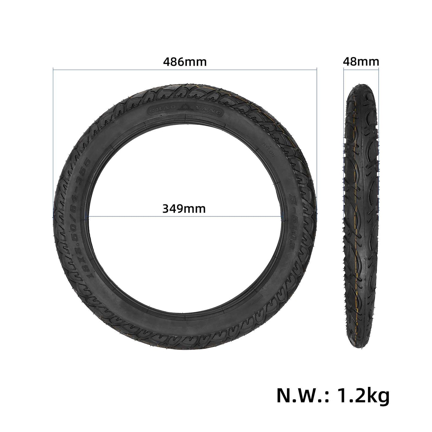 Chaoyang 18*2.5 pneu extérieur