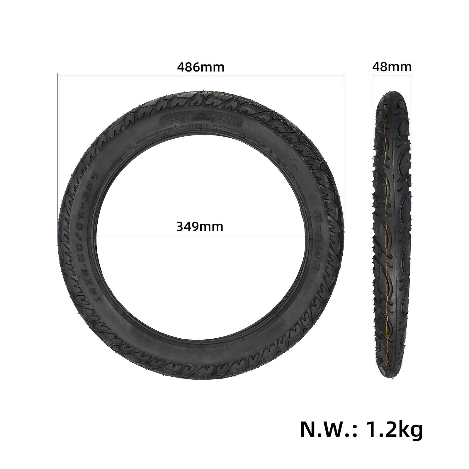 Chaoyang 18*2.5 pneu extérieur
