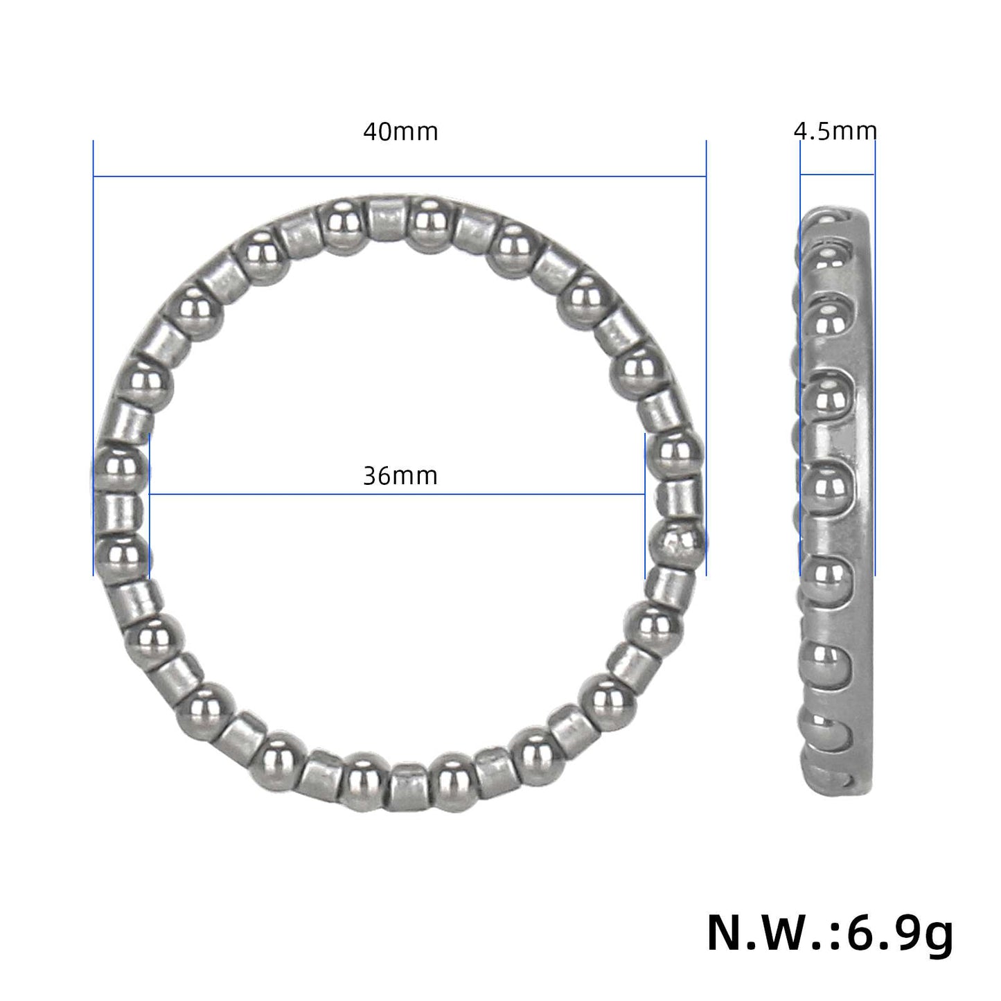 6pcs roulement washer kit pour Xaomi 4 Pro trottinette