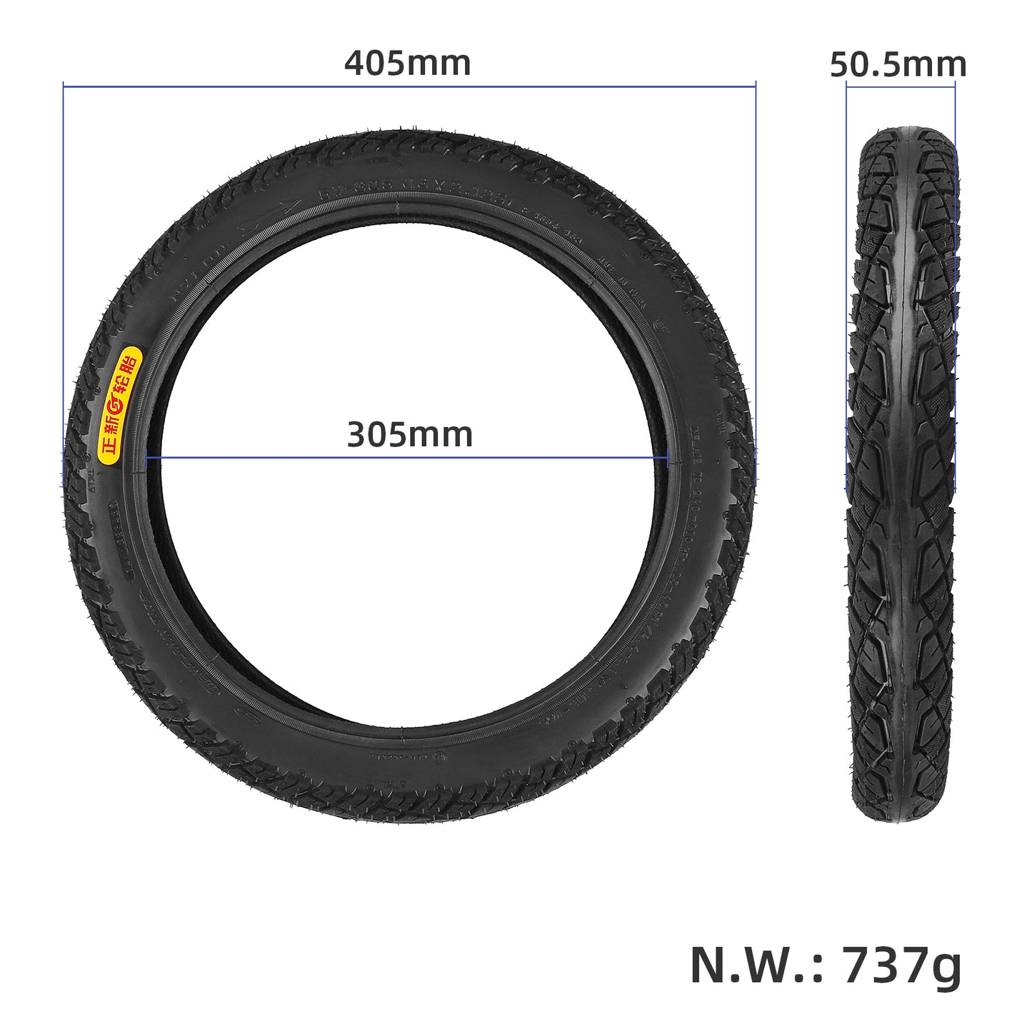 CST16*2.125(57-305) pneu extérieur
