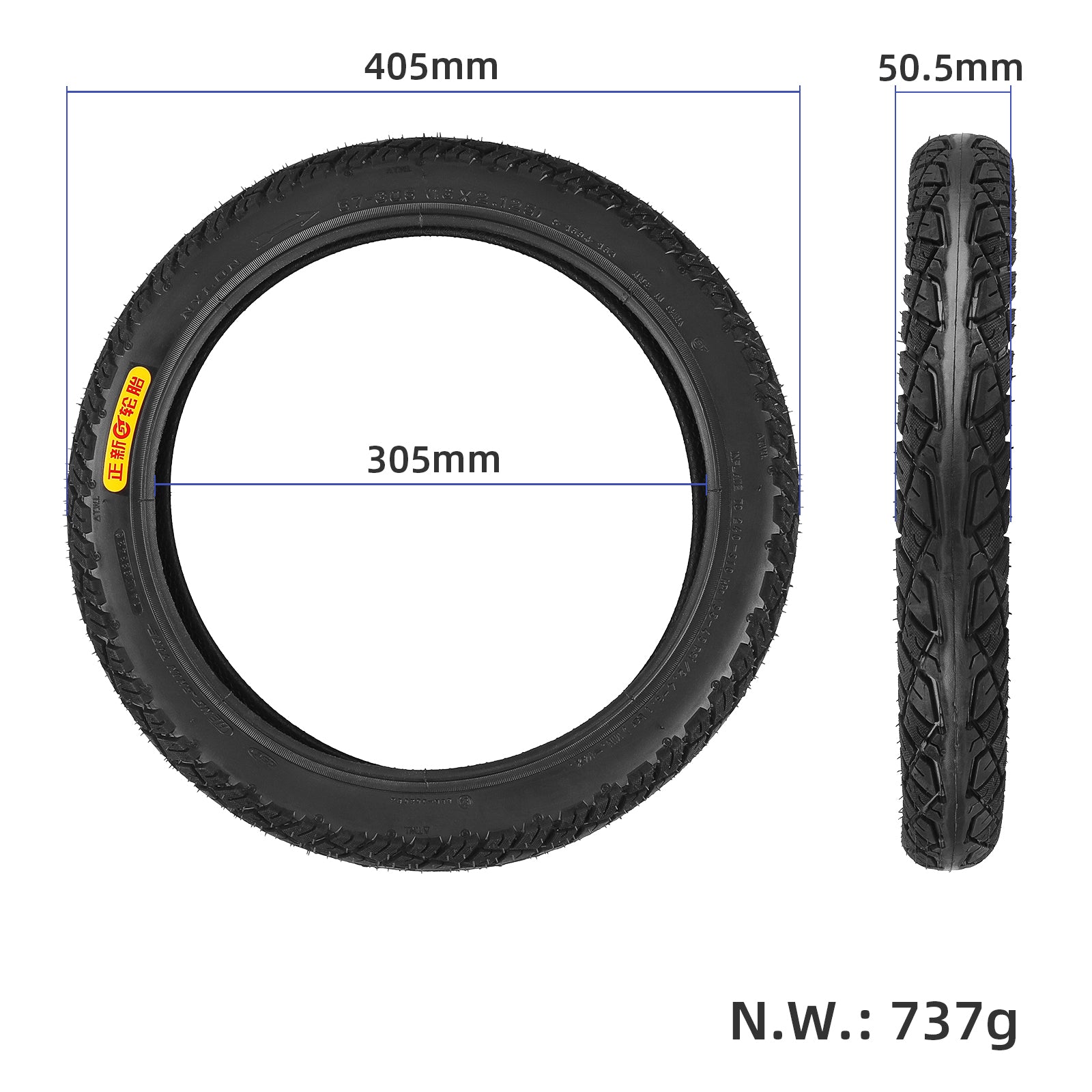 CST16*2.125(57-305) pneu extérieur