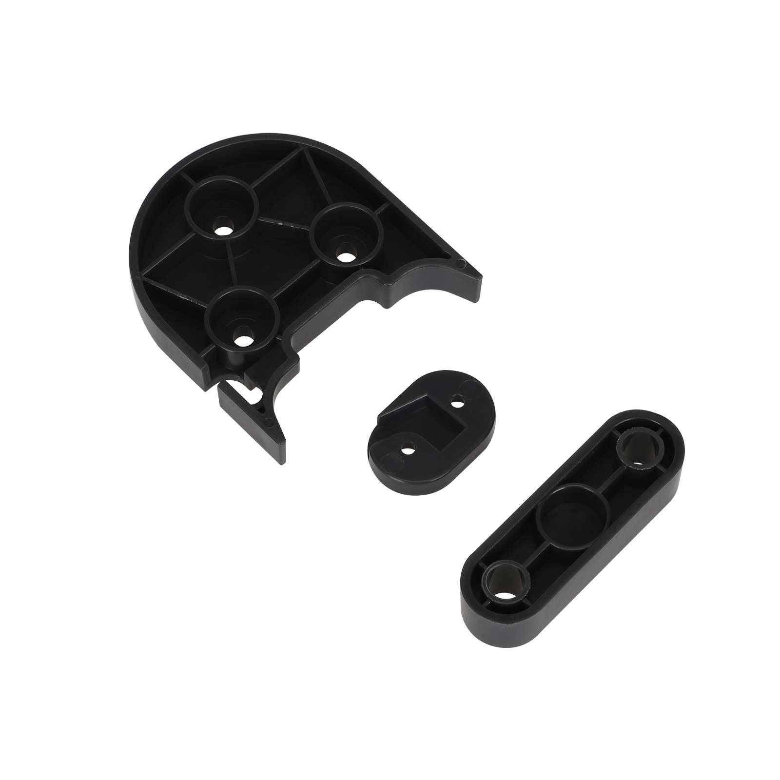 Gris fender booster pad + foot brace pad + feu arrière pad Kit pour refitting M365 to 10 inch