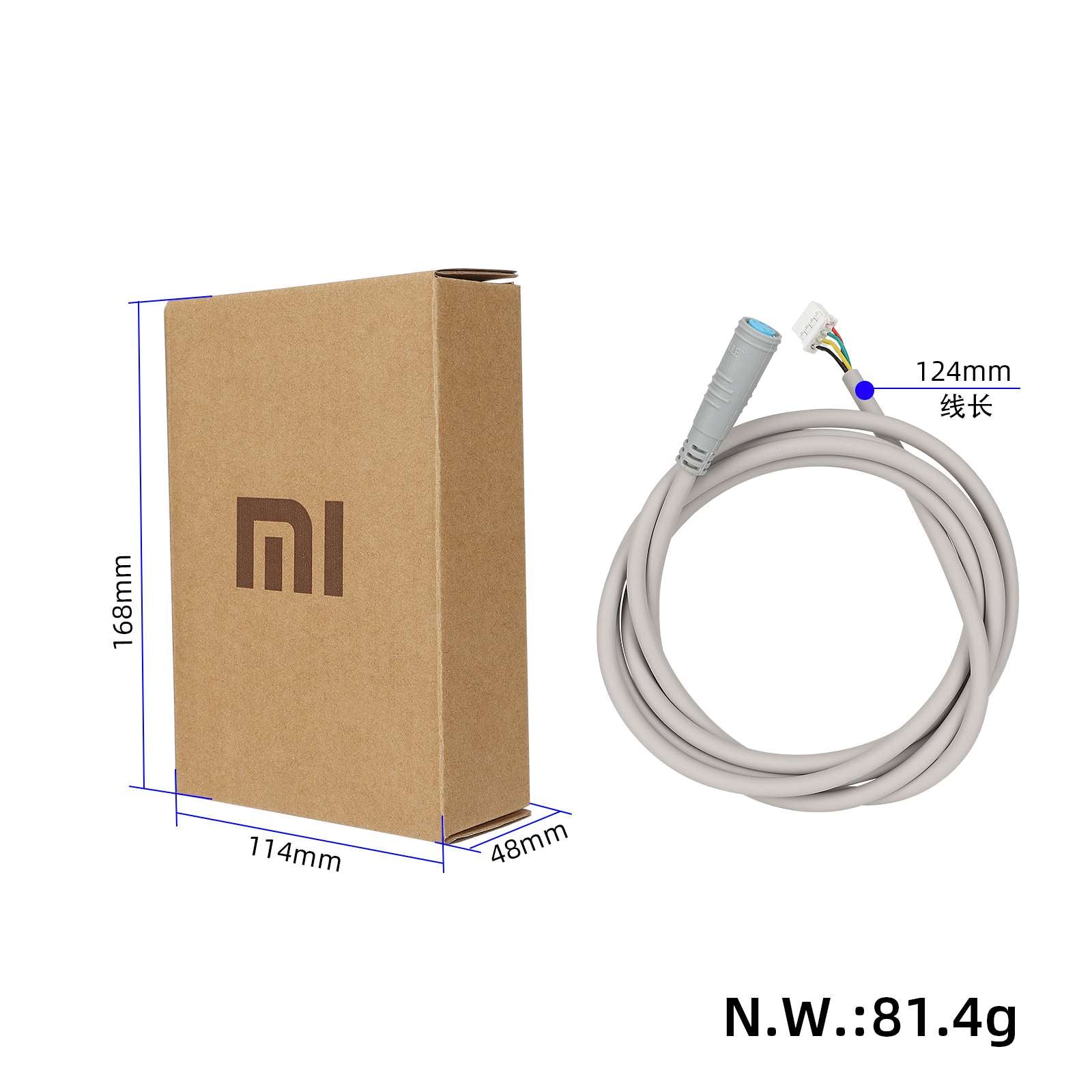 Original blanc power câble pour Xiaomi M365 trottinettes