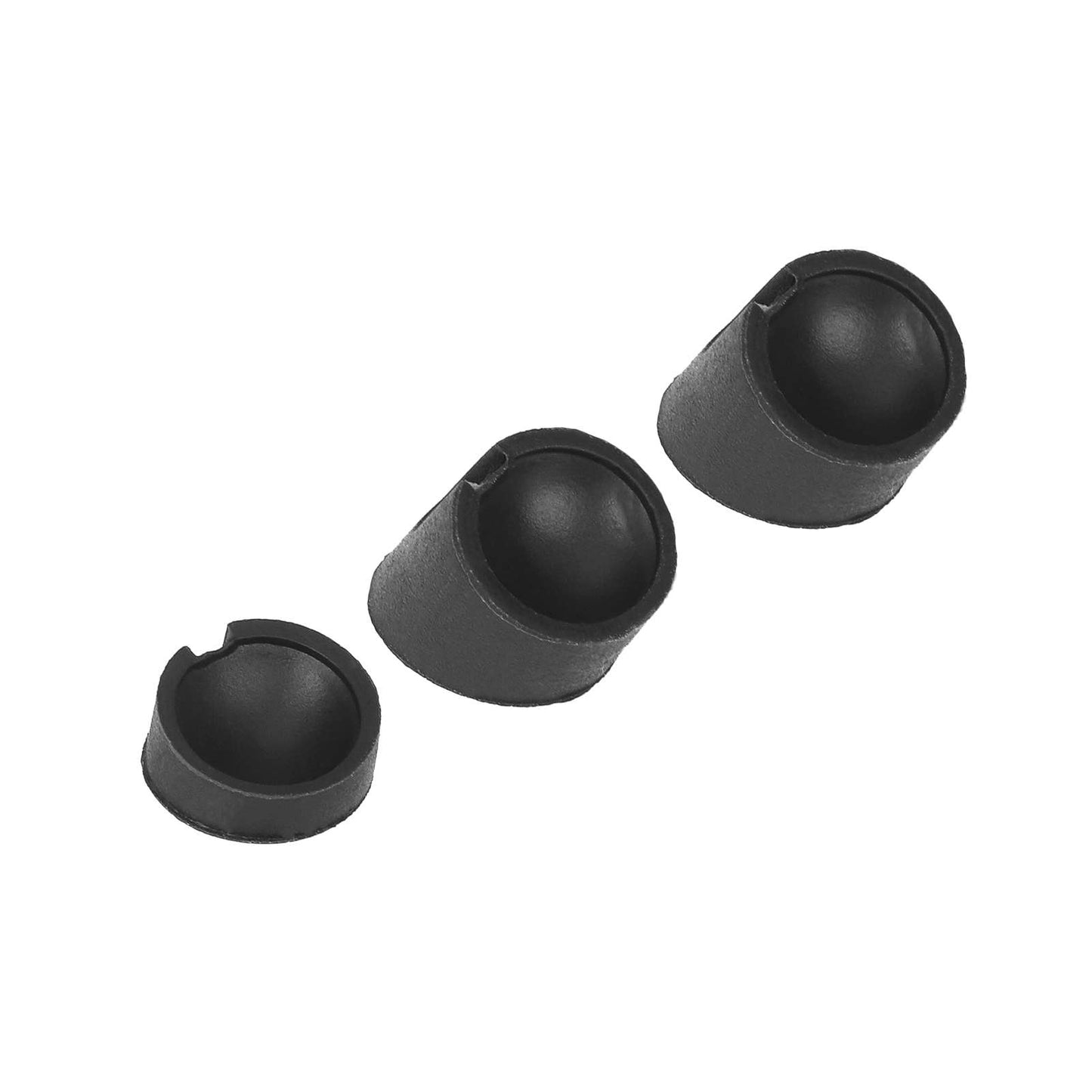 Noir silicone prise Cap pour vis of garde-boue arrière pour M365