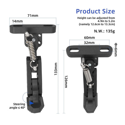 Ulip noir adjustable béquille pour F et Xiaomi 4 series trottinettes