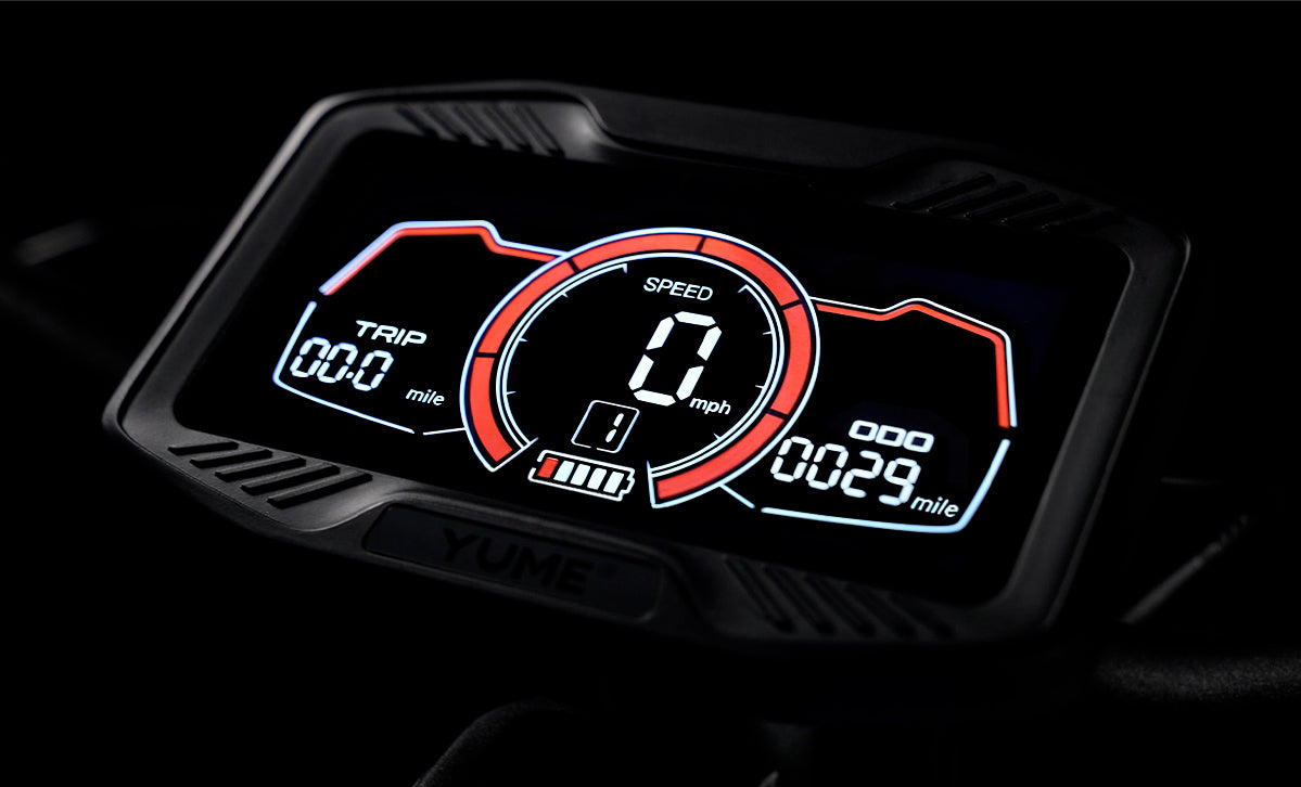 YUME HAWK 2*1200W Freins et suspensions Hydrauliques, fourni avec amortisseur de direction et divers accessoires.