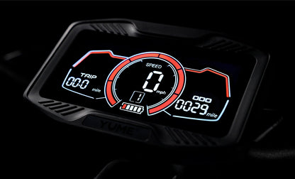 YUME HAWK 2*1200W Freins et suspensions Hydrauliques, fourni avec amortisseur de direction et divers accessoires.