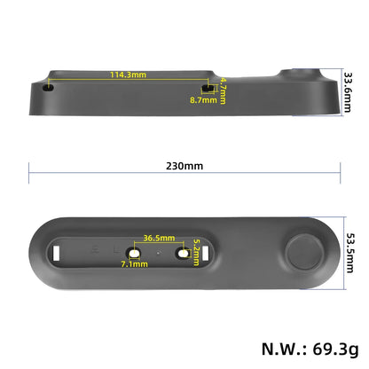 Original Xiaomi 6 Rear Fork Right + Left Cover Kit avec vis