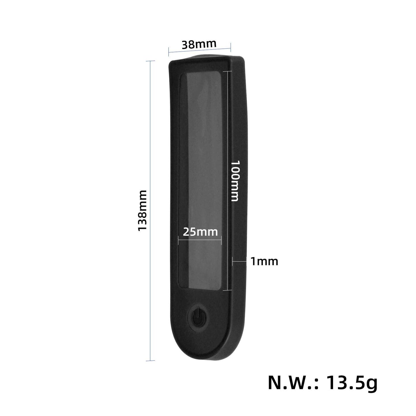 Noir waterproof silicone écran cover pour M365 et Pro