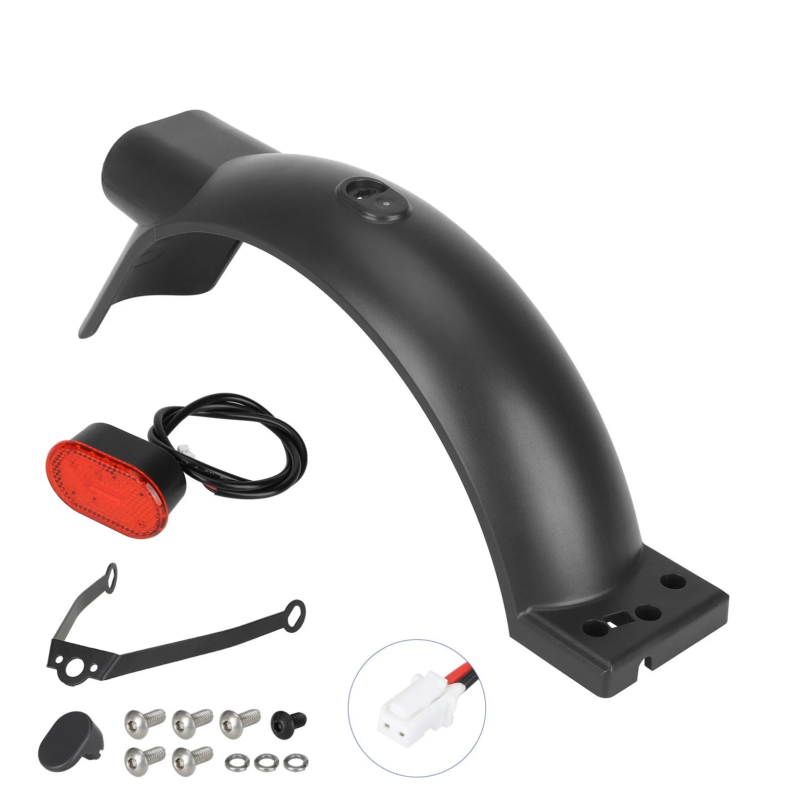 Xiaomi 5 Rear garde-boue avec crochet + Rear feu arrière + Bracket + vis