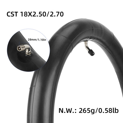 CST18*2.5/2.70 inner pneu avec 60°out valve coudée