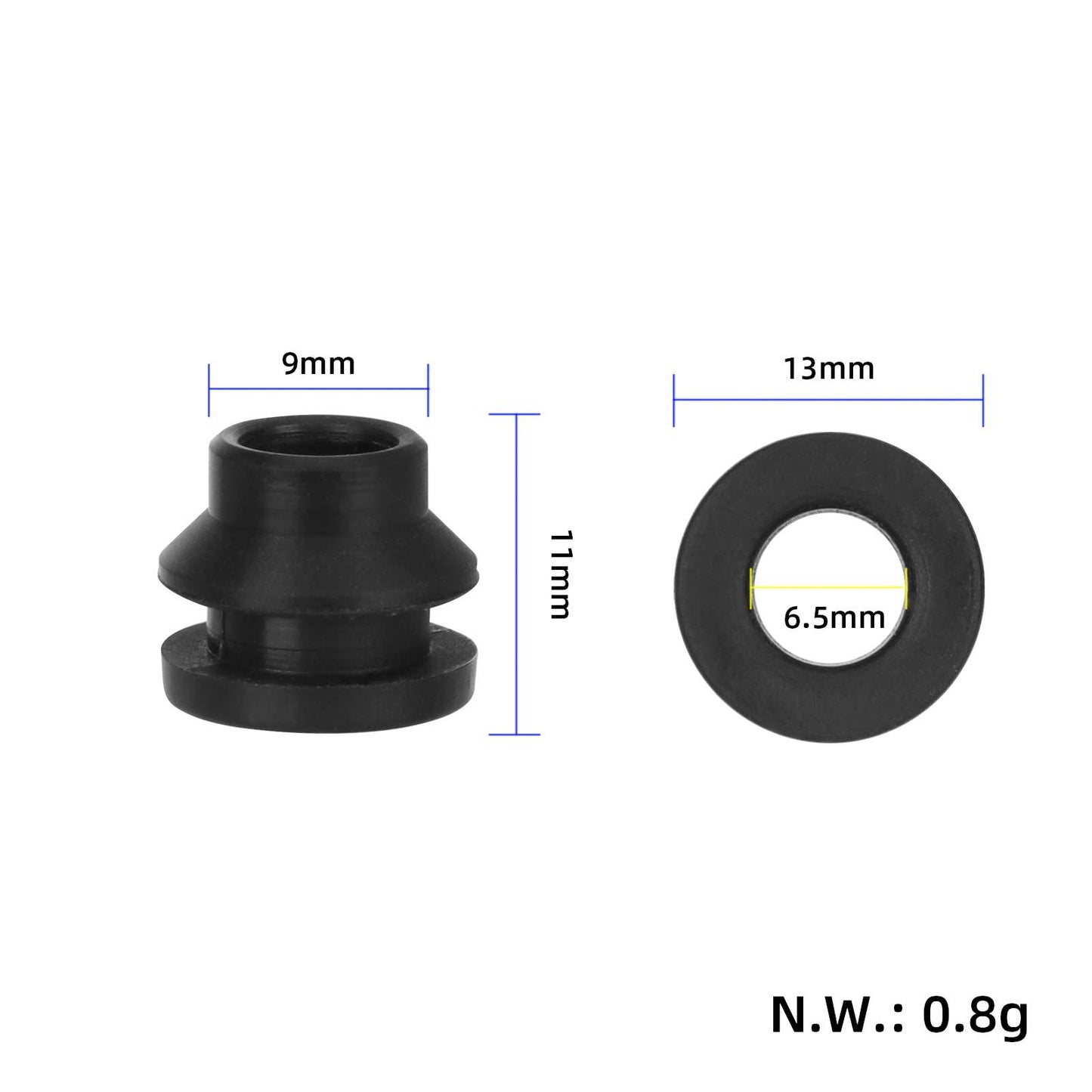 Original noir silicon cover of feu avant pour Xiaomi Elite trottinette