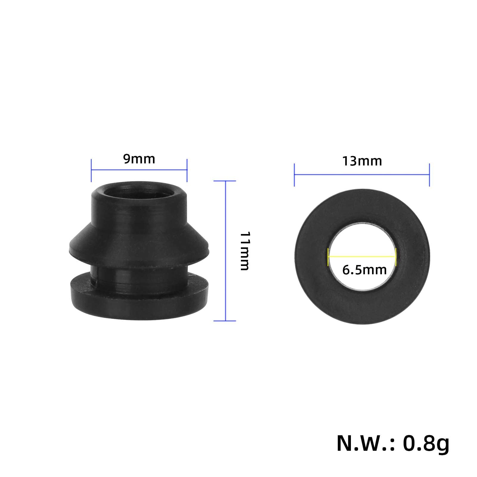 Original noir silicon cover of feu avant pour Xiaomi Elite trottinette