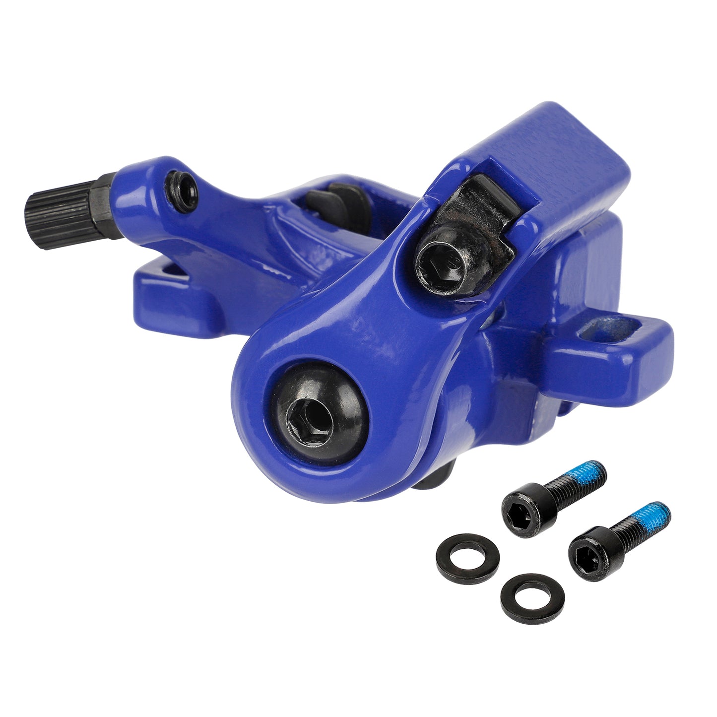 Bleu étrier pour xiaomi 3 et xiaomi 4 Pro trottinette (left side)