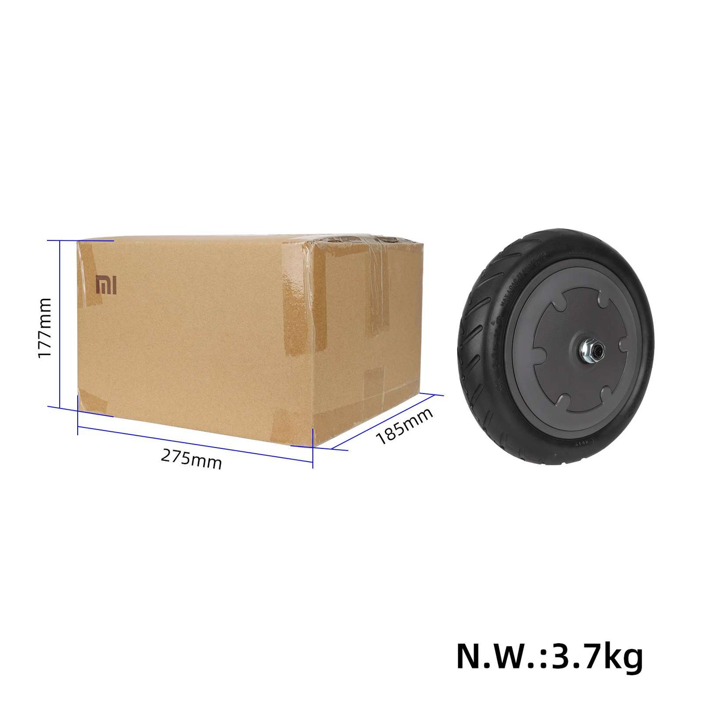 Original 8.5-inch gris L25 hub motor assembly pour Xiaomi M365/1S/Pro trottinette