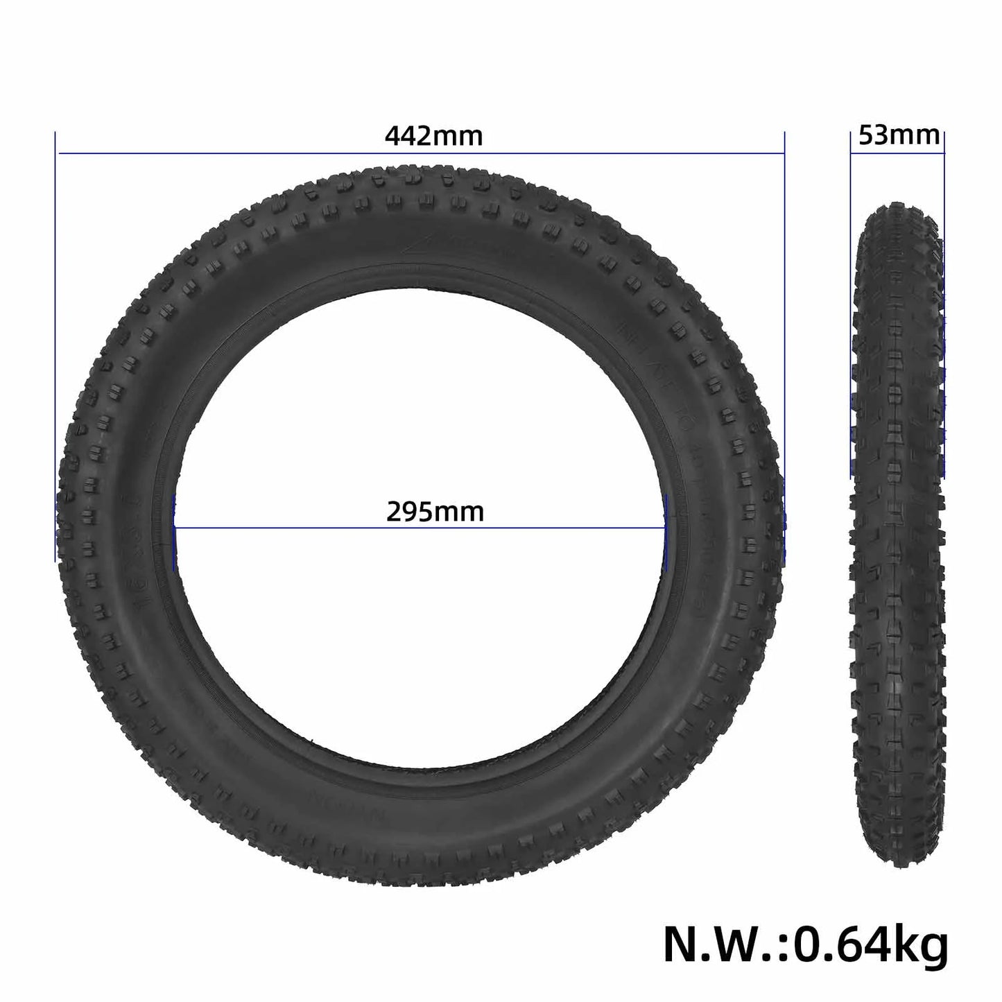 Wanda 16*3 tout-terrain pneu extérieur (P1272)