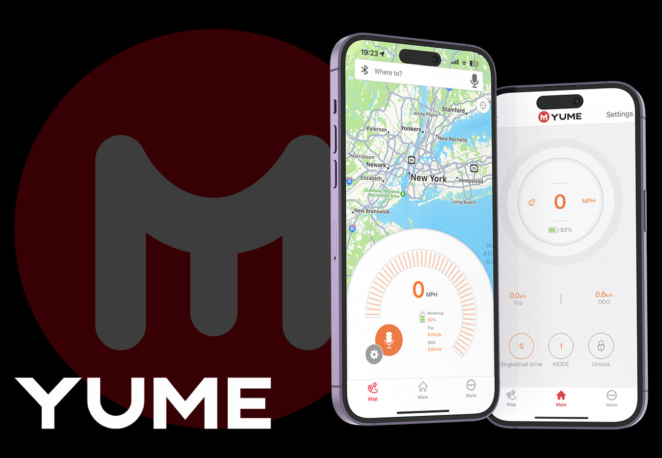 YUME HAWK Pro 2*3000W Freins et suspensions hydrauliques avec amortisseur de direction