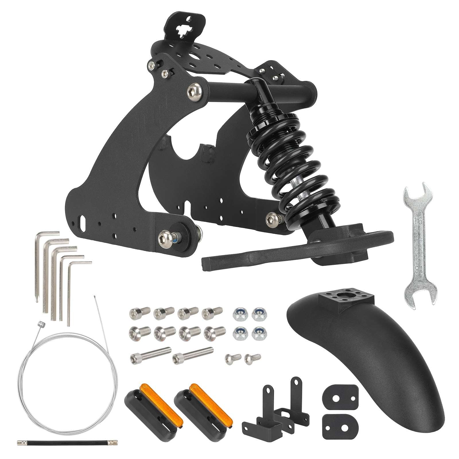 Ulip noir suspension arrière pour Niu KQI3 trottinette