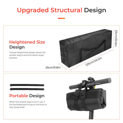 125*53*25cm foldable trottinette carry bag pour grand trottinettes